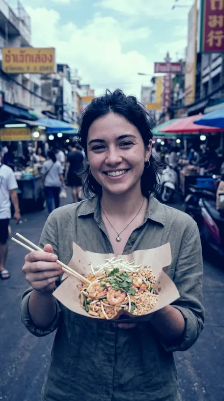 Slate Cyan applied to street food