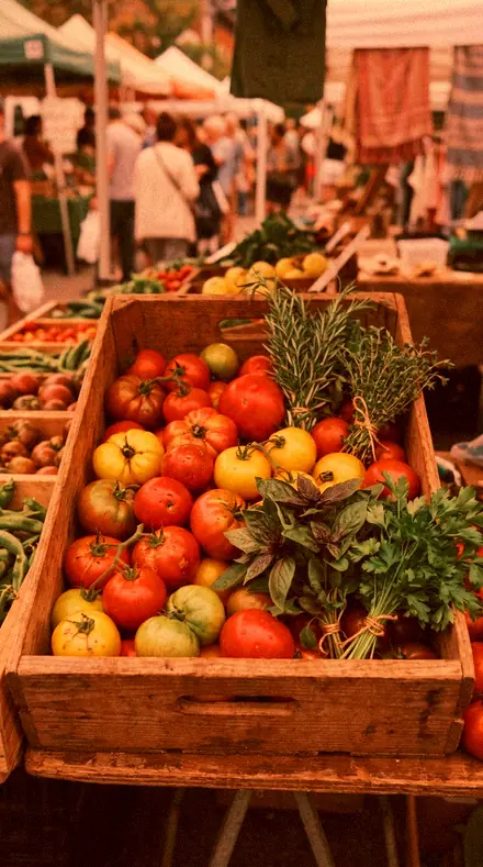 Copper Shift applied to market produce
