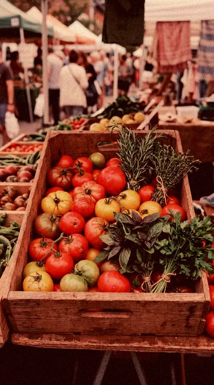 Rust Channel applied to market produce