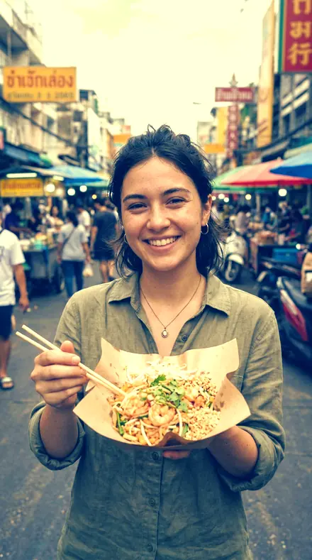 Yellow Crossing applied to street food