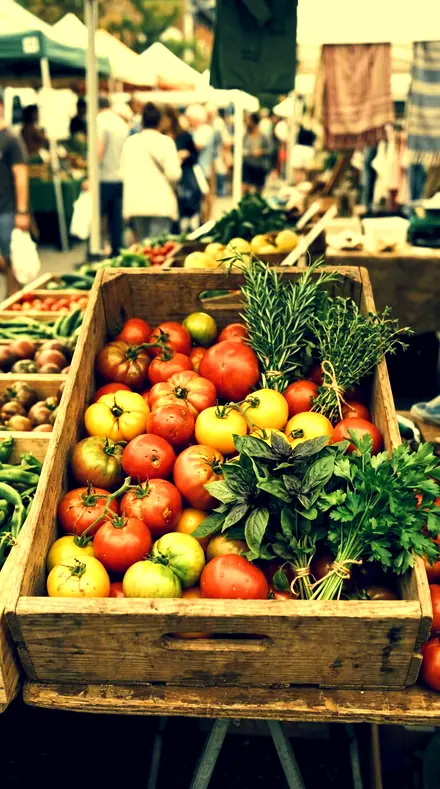 Blue Crush applied to market produce