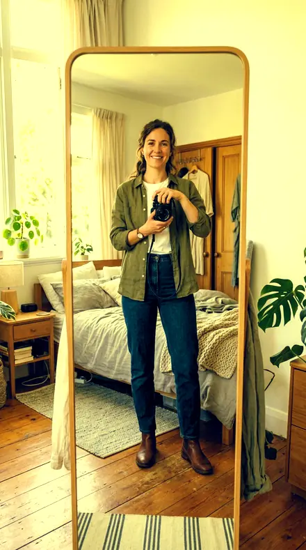 Blue Crush applied to mirror fit