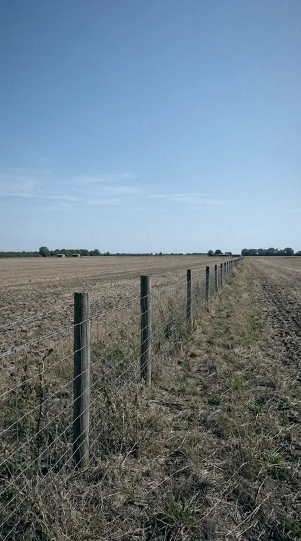Rainglass Teal applied to the field after the sun gave up
