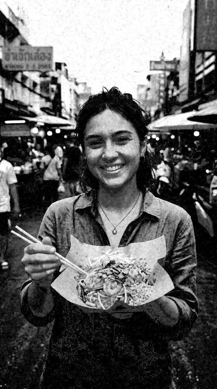 Full Bleed applied to street food