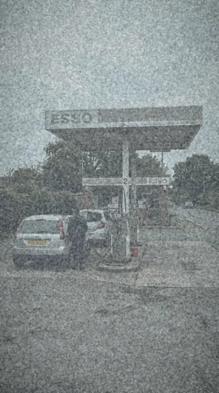 Shelf Print applied to petrol station