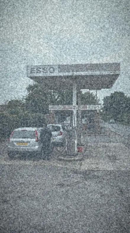 Drawer Print applied to petrol station