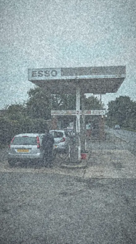 Album Page applied to petrol station