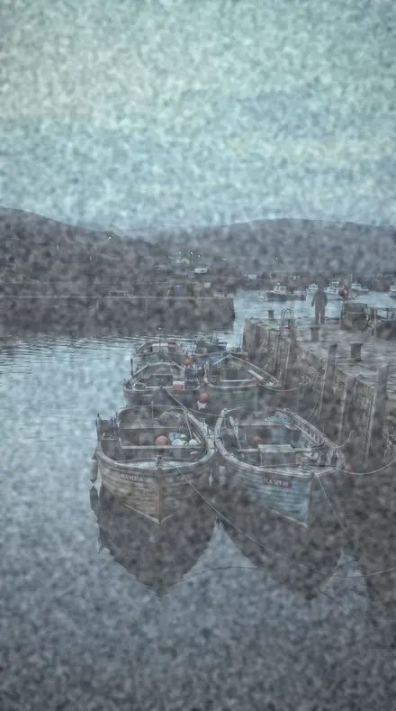 Frost Cast applied to harbour boats