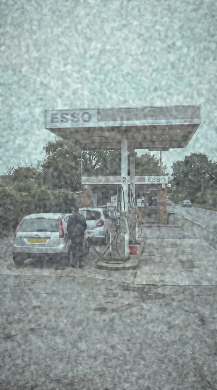Frost Cast applied to petrol station