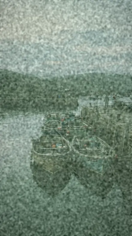 Date Stamp applied to harbour boats