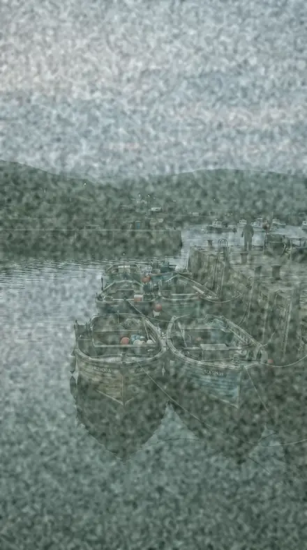 Heat Fog applied to harbour boats