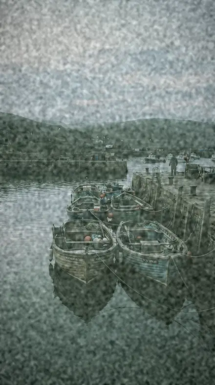 Reticulation Mark applied to harbour boats