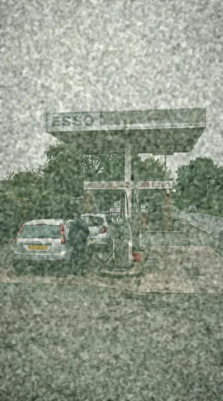 Storage Fog applied to petrol station