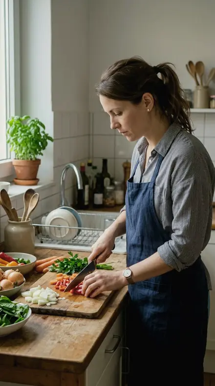 Quiet Blush applied to kitchen cook