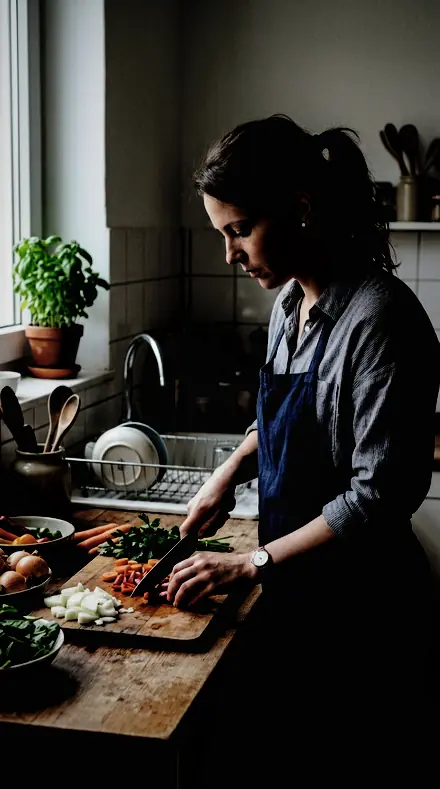 Ninety Degree applied to kitchen cook