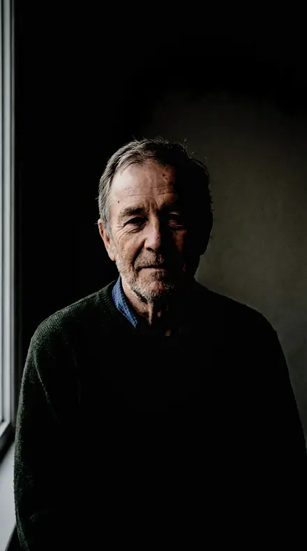 Ninety Degree applied to man portrait