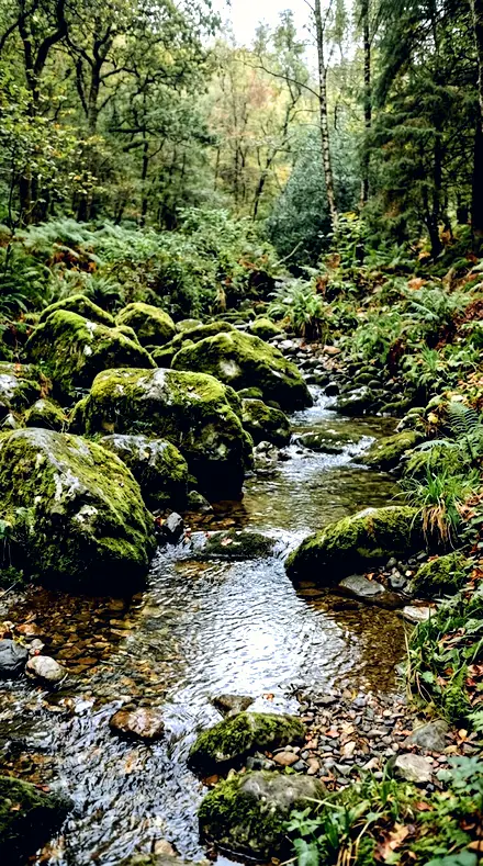 Arm Sweep applied to moss rocks
