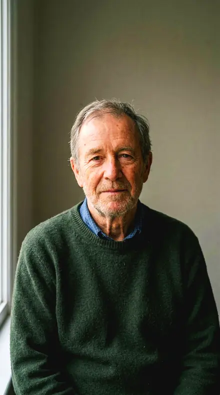 Warm Darkroom applied to man portrait