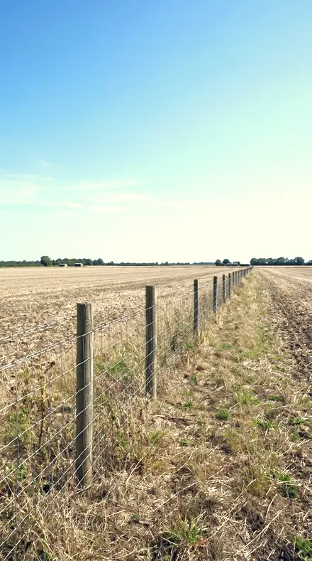 Herd Track applied to field fence
