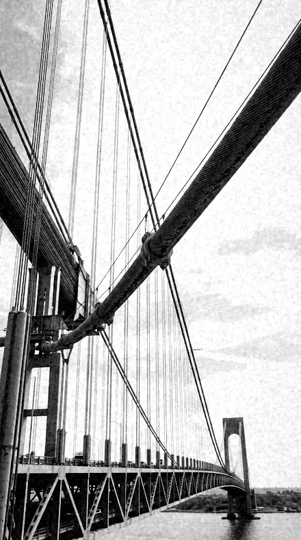 Sky Crush applied to bridge cables