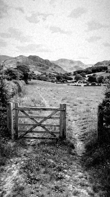 Stop Ring applied to farm gate