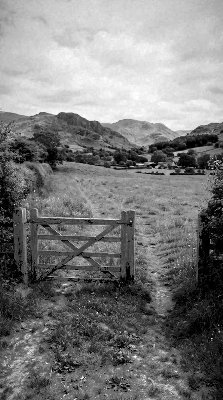 Marsh Grass applied to farm gate