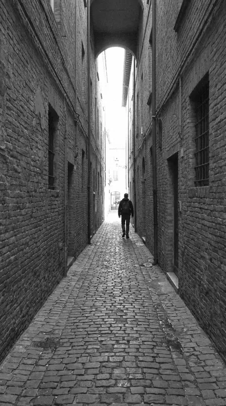 Soft Proof applied to The alley says more in ink