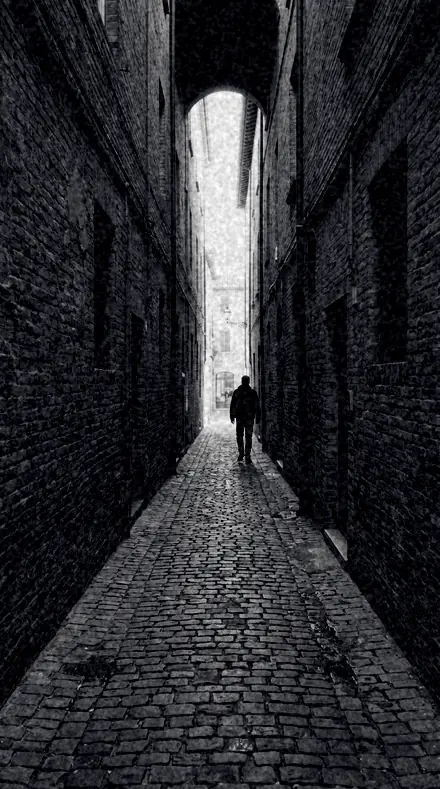 Last Train applied to The alley says more in ink