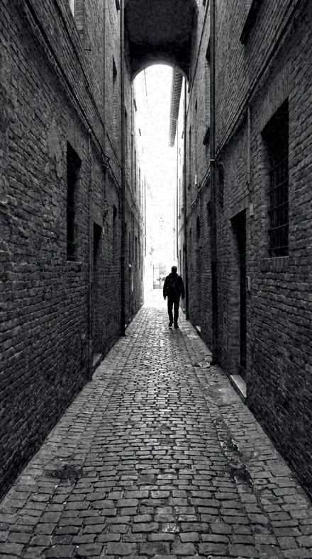 Masthead applied to The alley says more in ink