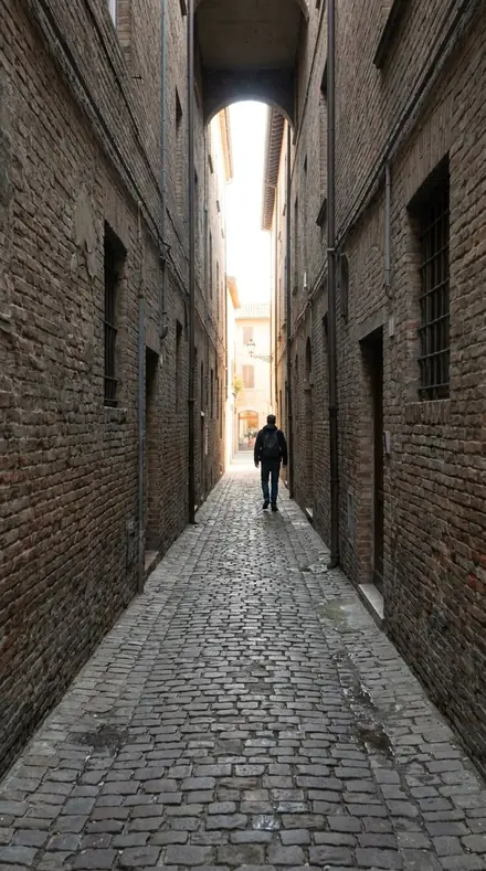 Before: The alley says more in ink