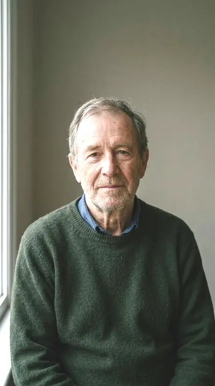 Brow Level applied to man portrait