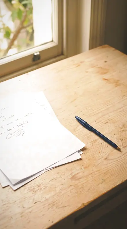 Chandelier Glow applied to paper desk