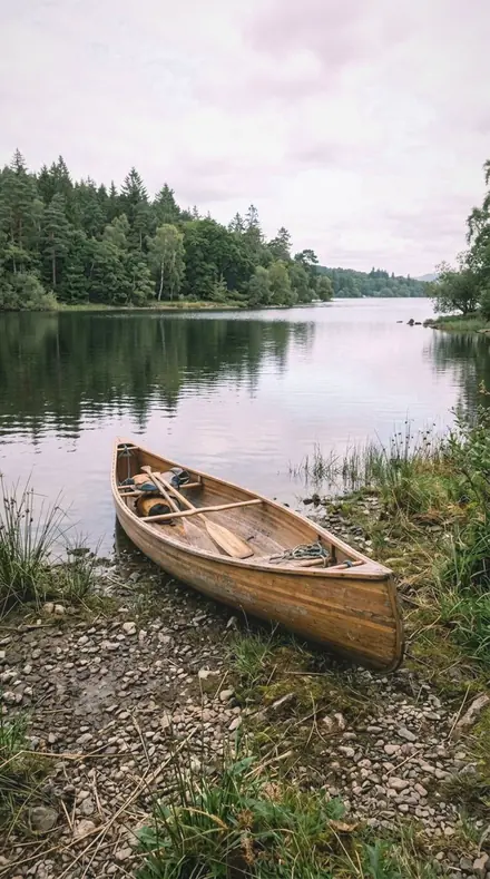 Humid Glare applied to lake canoe