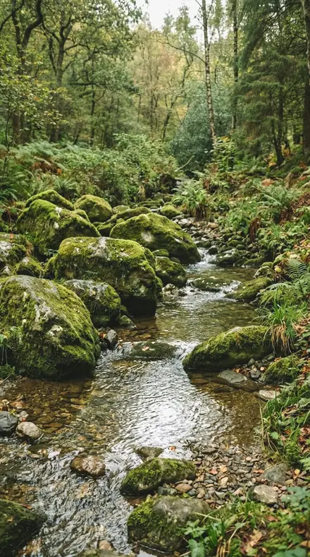 Jungle Damp applied to moss rocks