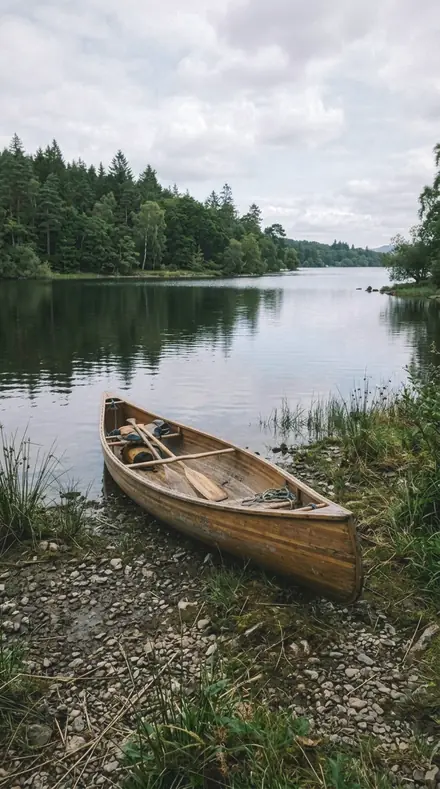 Lagoon Haze applied to lake canoe