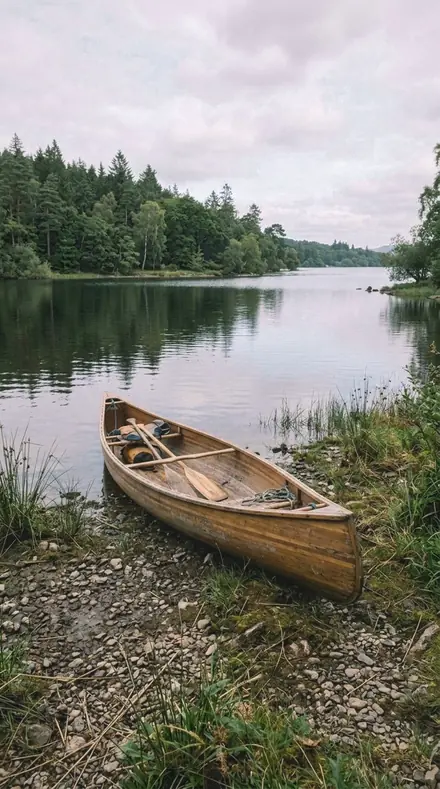 Mangrove Light applied to lake canoe