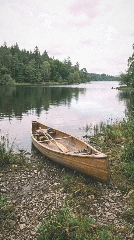 Humid Shade applied to lake canoe