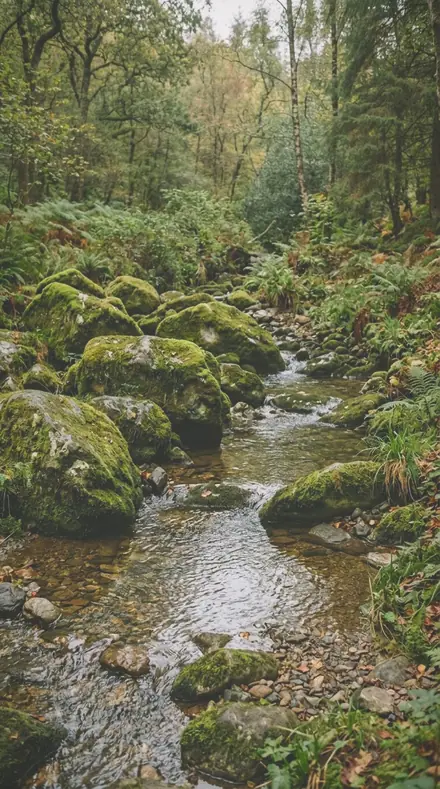 Vapour Wall applied to moss rocks