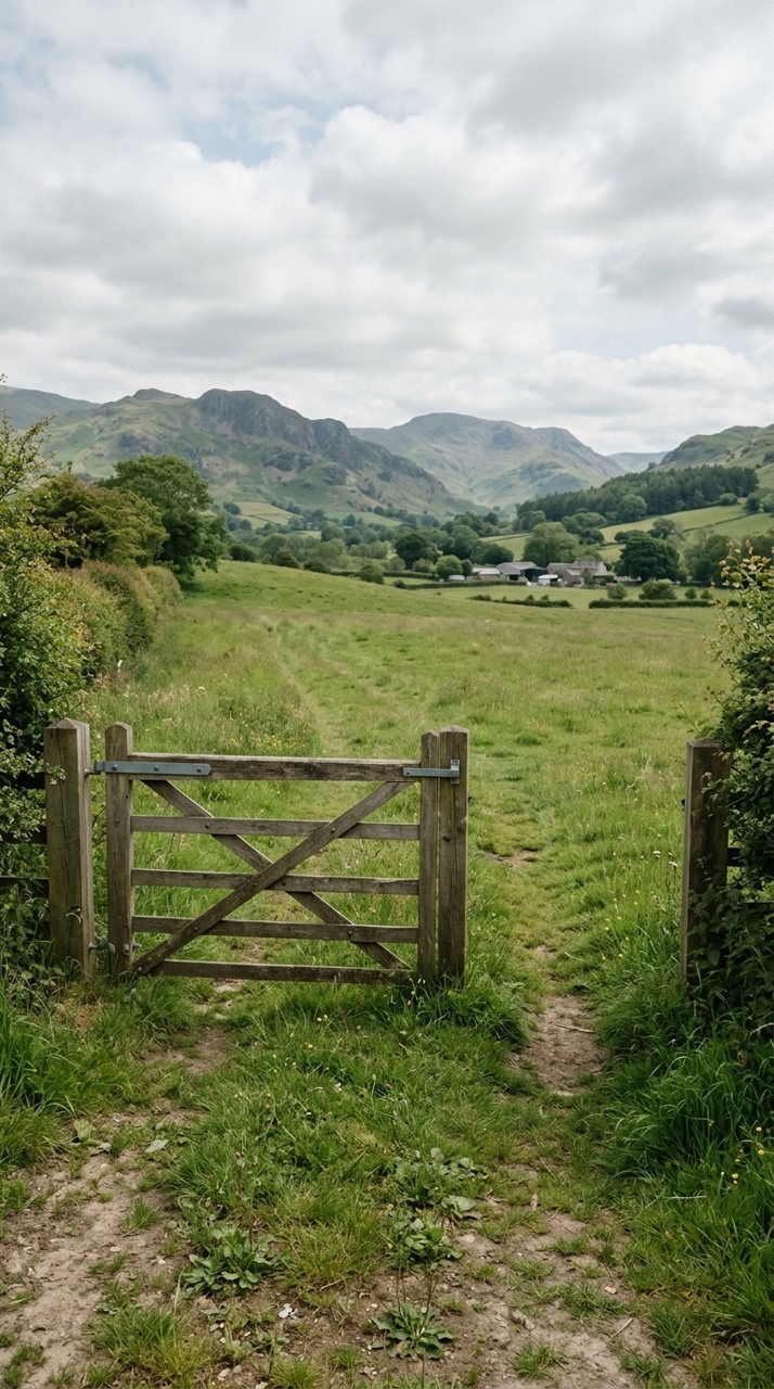 Before: The gate, the field, the green done right