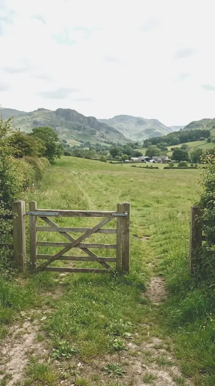 Silverleaf applied to The gate, the field, the green done right