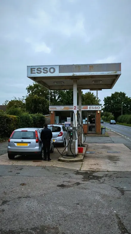 Balcony Rail applied to petrol station
