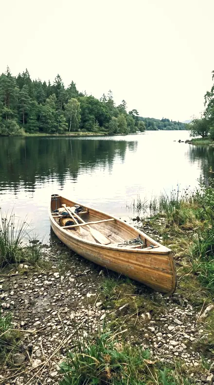 Herd Track applied to lake canoe