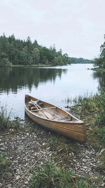 Grey Sea applied to lake canoe