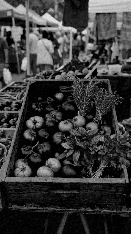 Chalk Sky applied to market produce