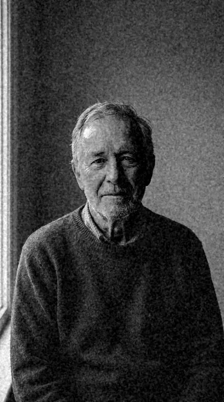 Plate Camera applied to man portrait