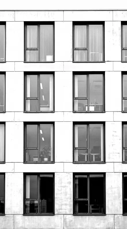 Line Block applied to facade grid
