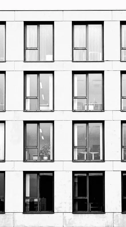 Woodcut Proof applied to facade grid