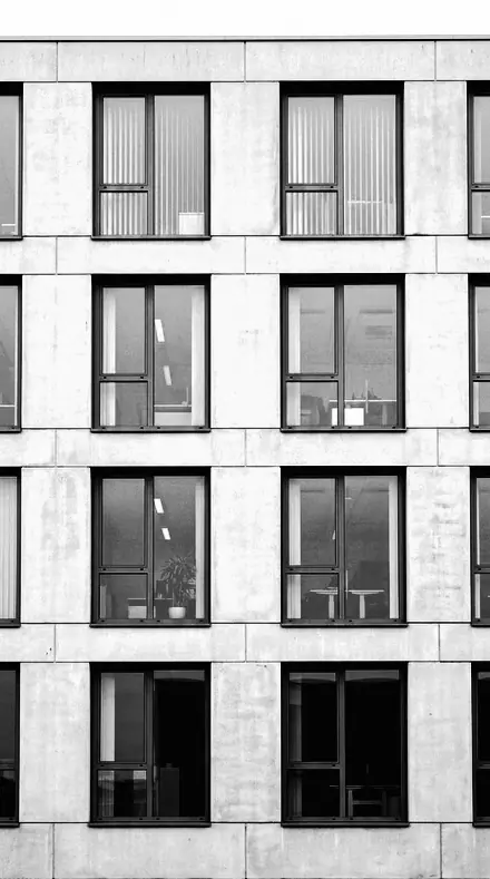 Contrast Wedge applied to facade grid