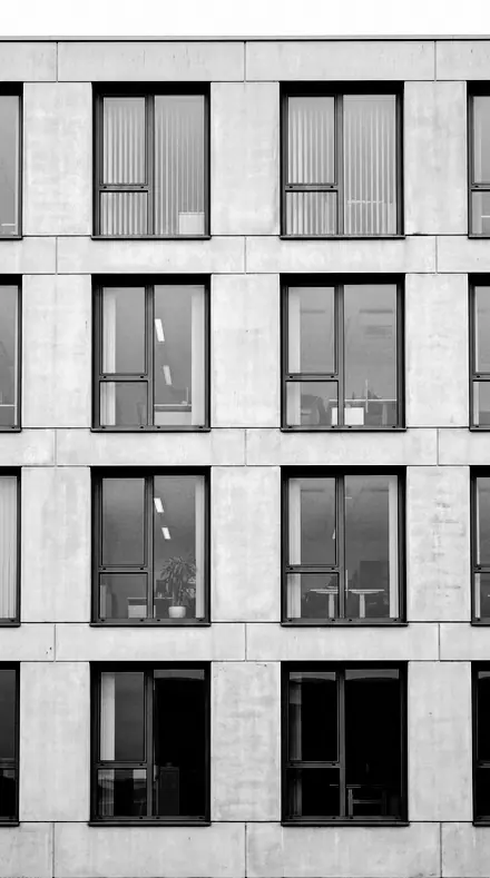 Graphic Cut applied to facade grid