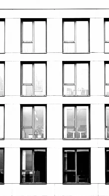Plate Etch applied to facade grid